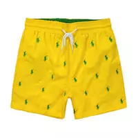 ralph lauren shorts de plage hommes genereux 2013 polo pony yellow green